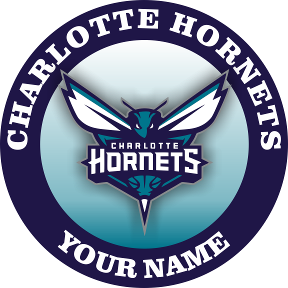 Charlotte Hornets Customized Logo vinyl decal